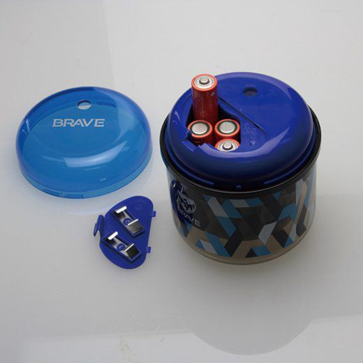 日本文具 SONIC - 自動停止乾電池式電動安全削鉛筆機-特別款-帥氣黑藍