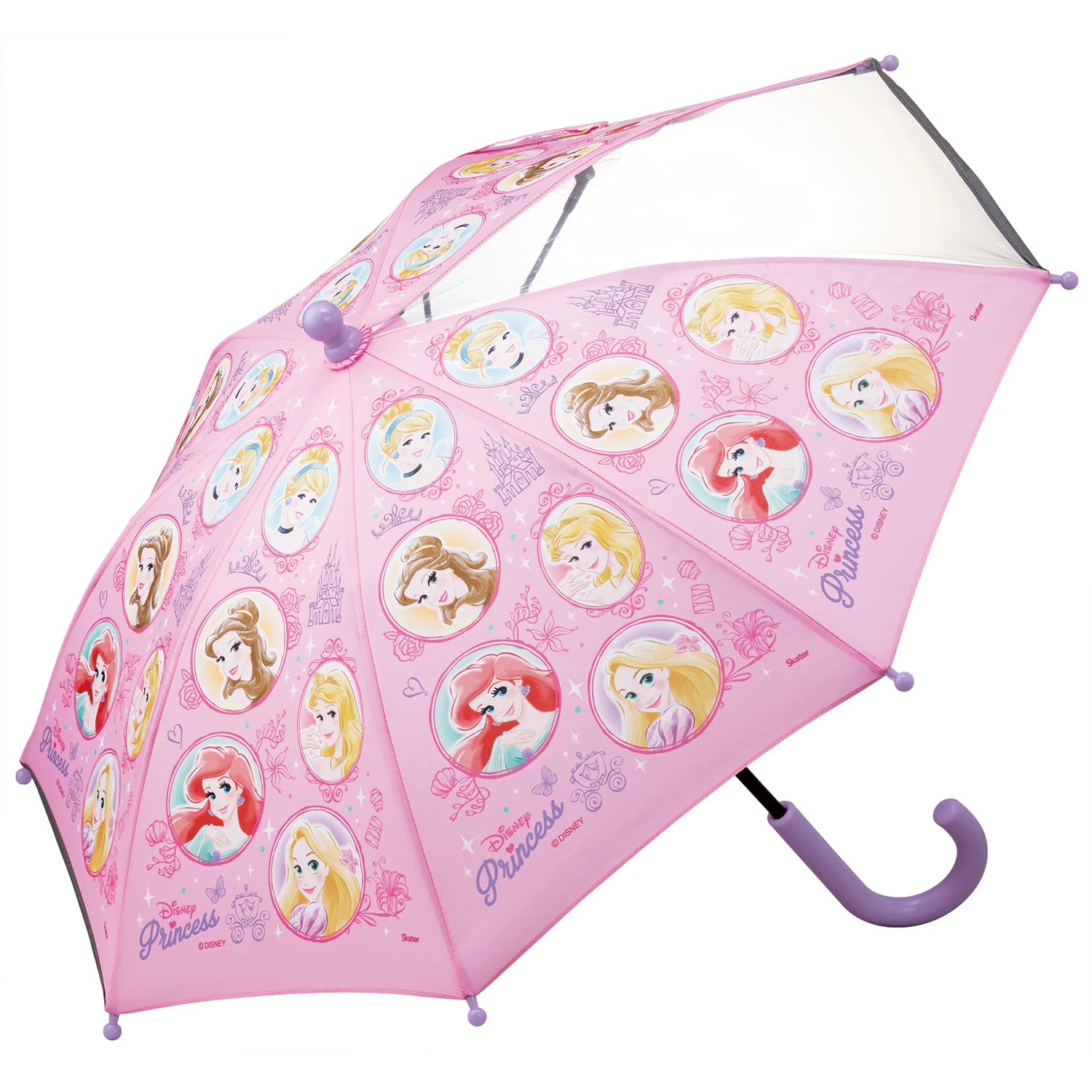 日本千趣會 - 迪士尼 印花兒童直傘/雨傘(附透明窗)-玩具總動員-草綠 (35cm)-身高85-95cm