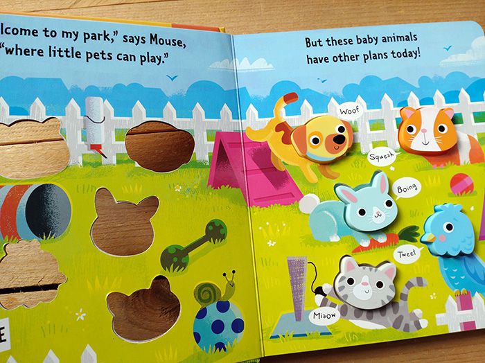 【歡鬧動物】小寶寶英文音效書！一起來聽聽動物們的聲音吧～