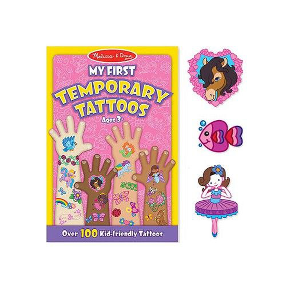 美國瑪莉莎 Melissa & Doug - MD 貼紙簿-紋身貼-女孩
