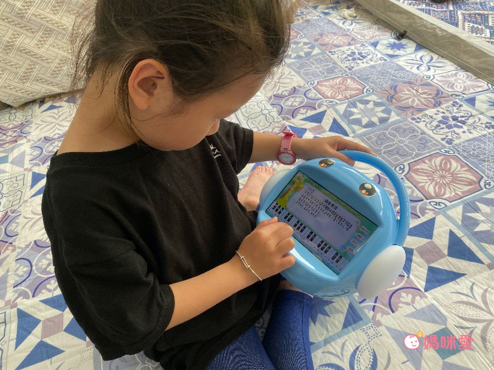 昌兒 - 兒童唱跳學習機128G-藍色-加送一支麥克風+兒童護眼相機3吋IPS大螢幕-藍色-送16G記憶卡