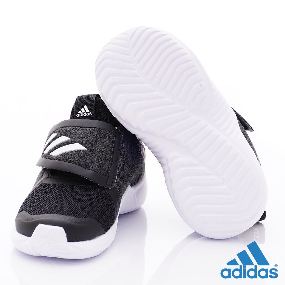 adidas - 愛迪達童鞋-超輕量簡約慢跑鞋(小童段)-黑