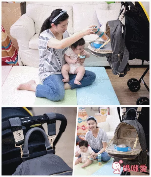 第一款結合餐桌設計 ✭ 韓國【 CARRI EIGHT 】質感時尚 ✧ 多功能 ✦ 防水媽媽包