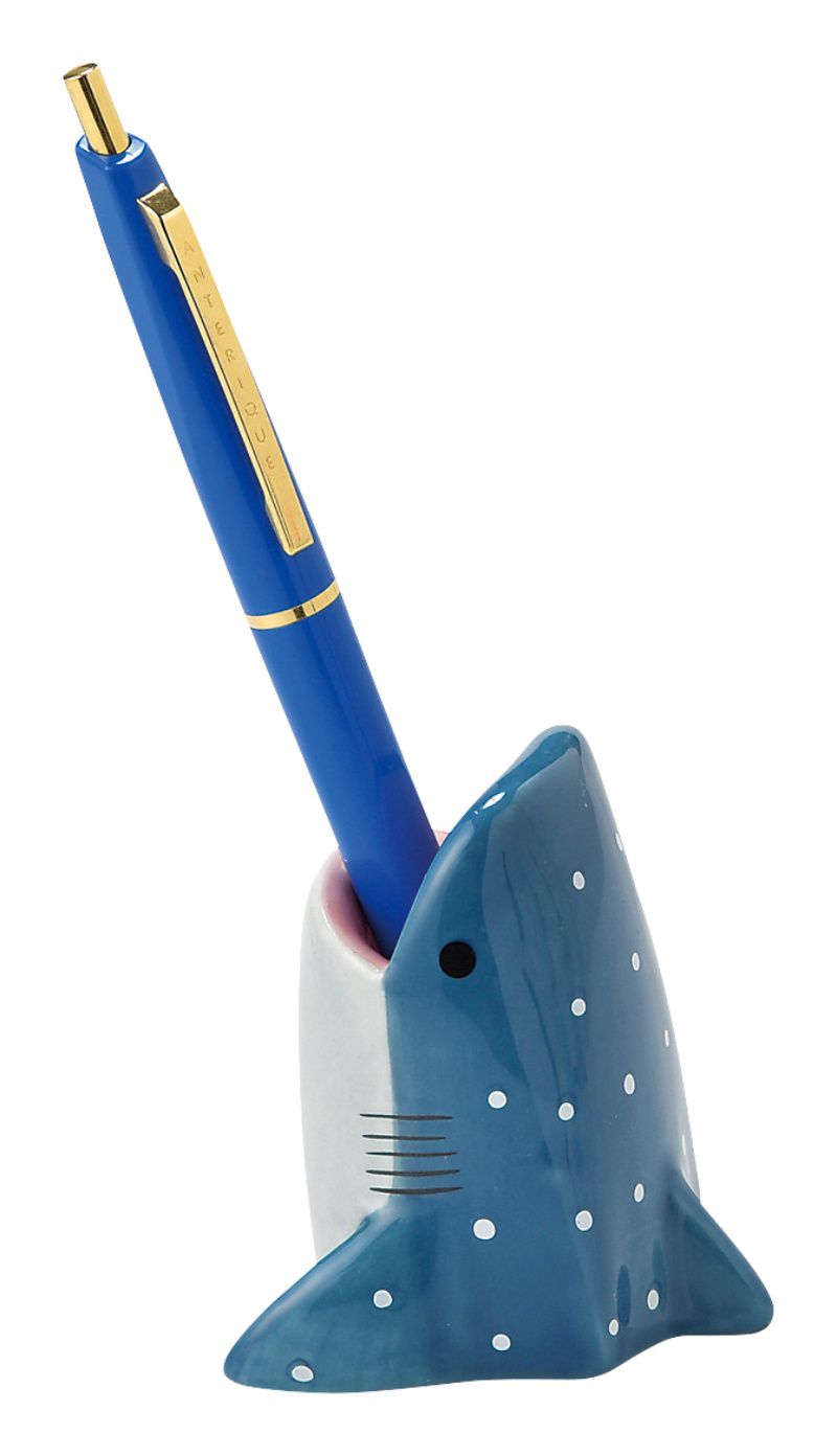 日本 Seto Craft - 海生動物造型牙刷架/筆架-花園鰻魚