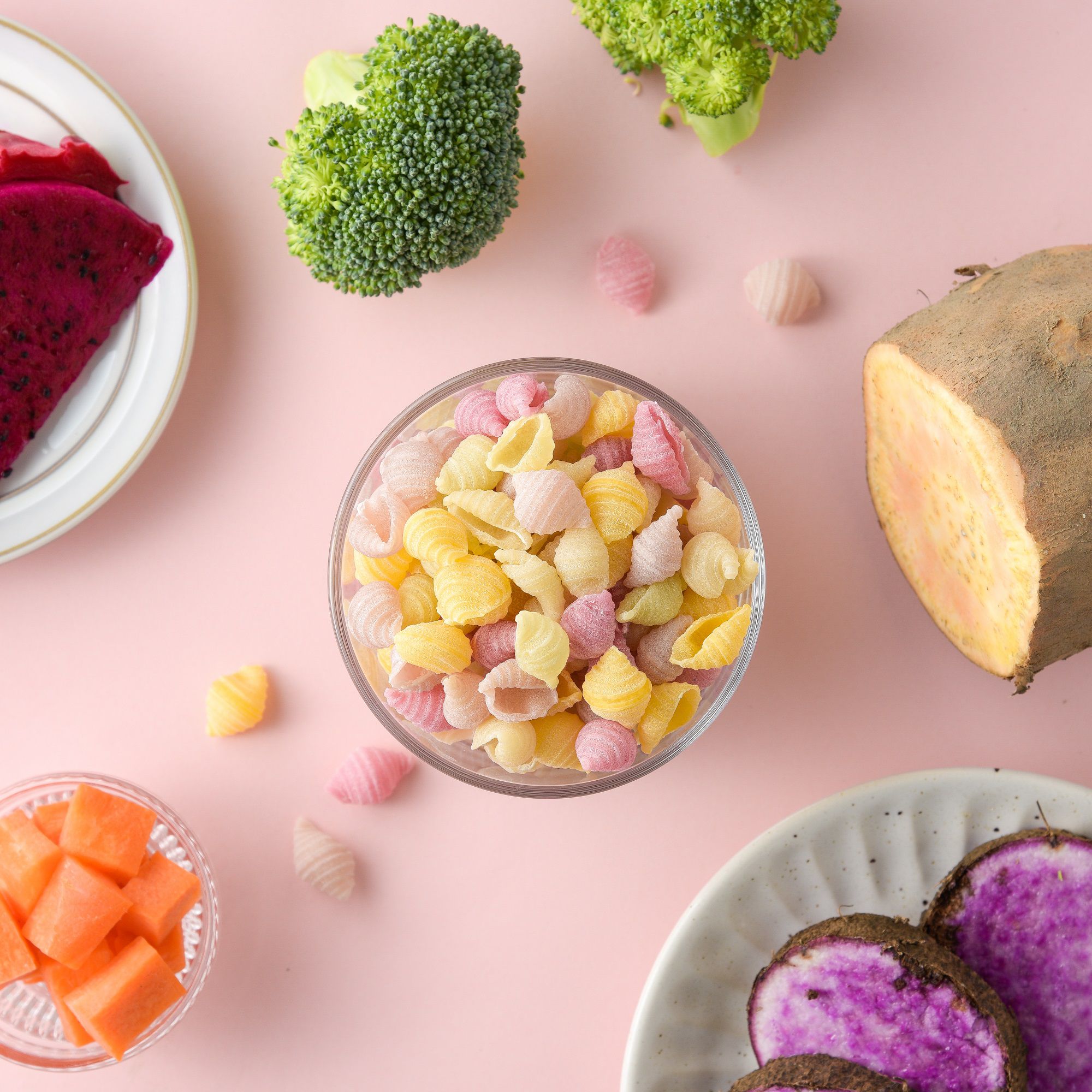 港媽私房手作 - 手工無添加寶寶蔬果義大利麵-海螺麵-150G/盒