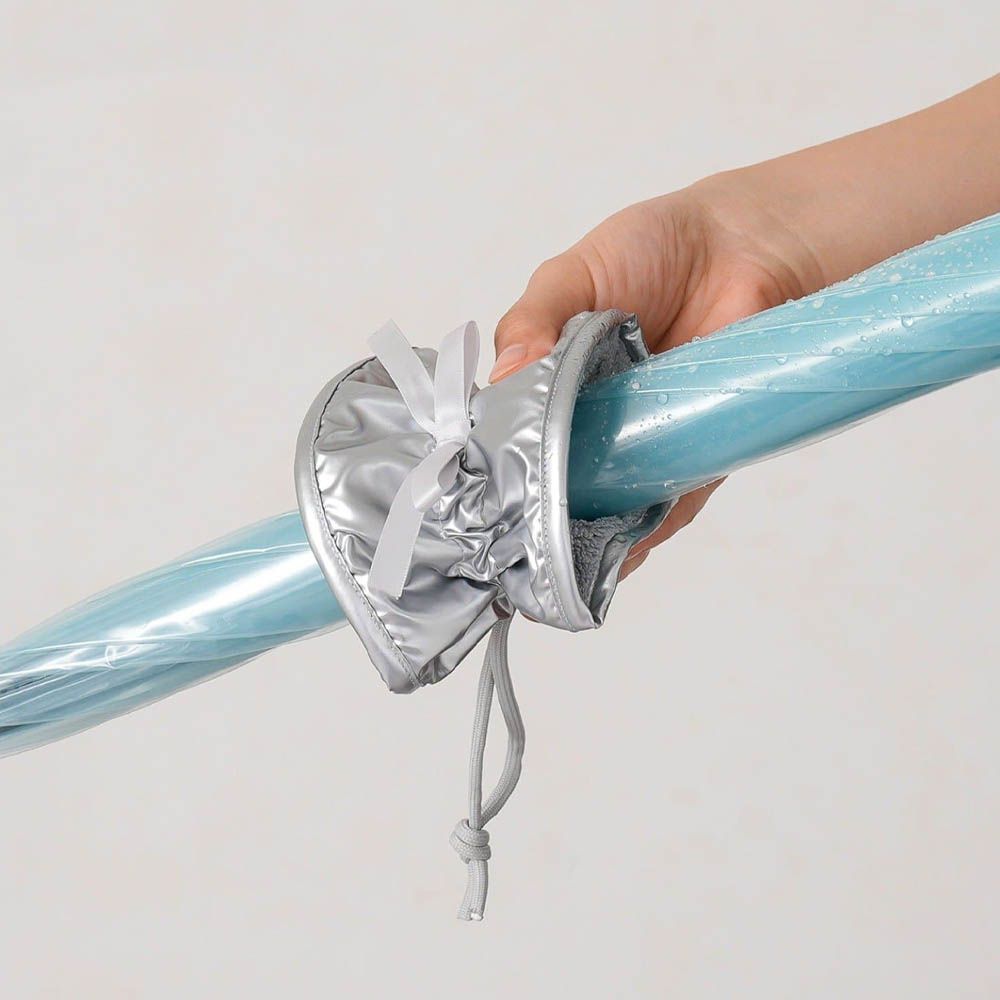 直傘清爽吸水束口帶-霧銀