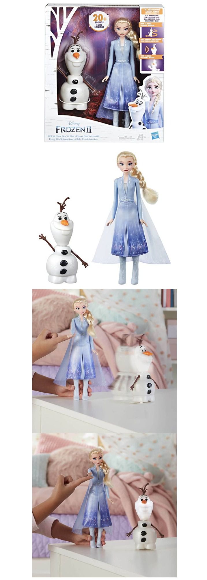 Disney 迪士尼 - 《 Disney 迪士尼 公主 》冰雪奇緣2艾莎與雪寶人物組