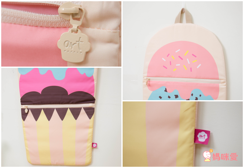 韓國 Art Muffin - 童趣壁飾收納袋-蘑菇小屋