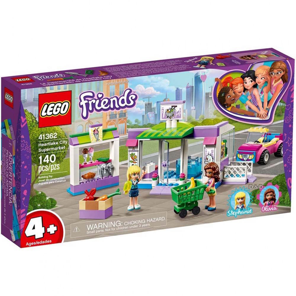 樂高 LEGO - 樂高 Friends 姊妹淘系列 - 心湖城超級市場 41362-140pcs