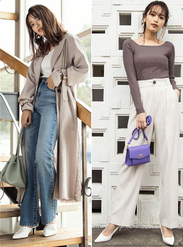 日本 GRL - 法式方領羅紋針織上衣-草綠