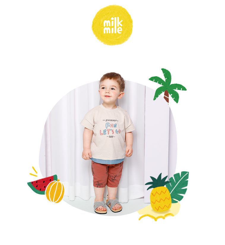 韓國 milk mile - 快樂玩耍套裝-杏