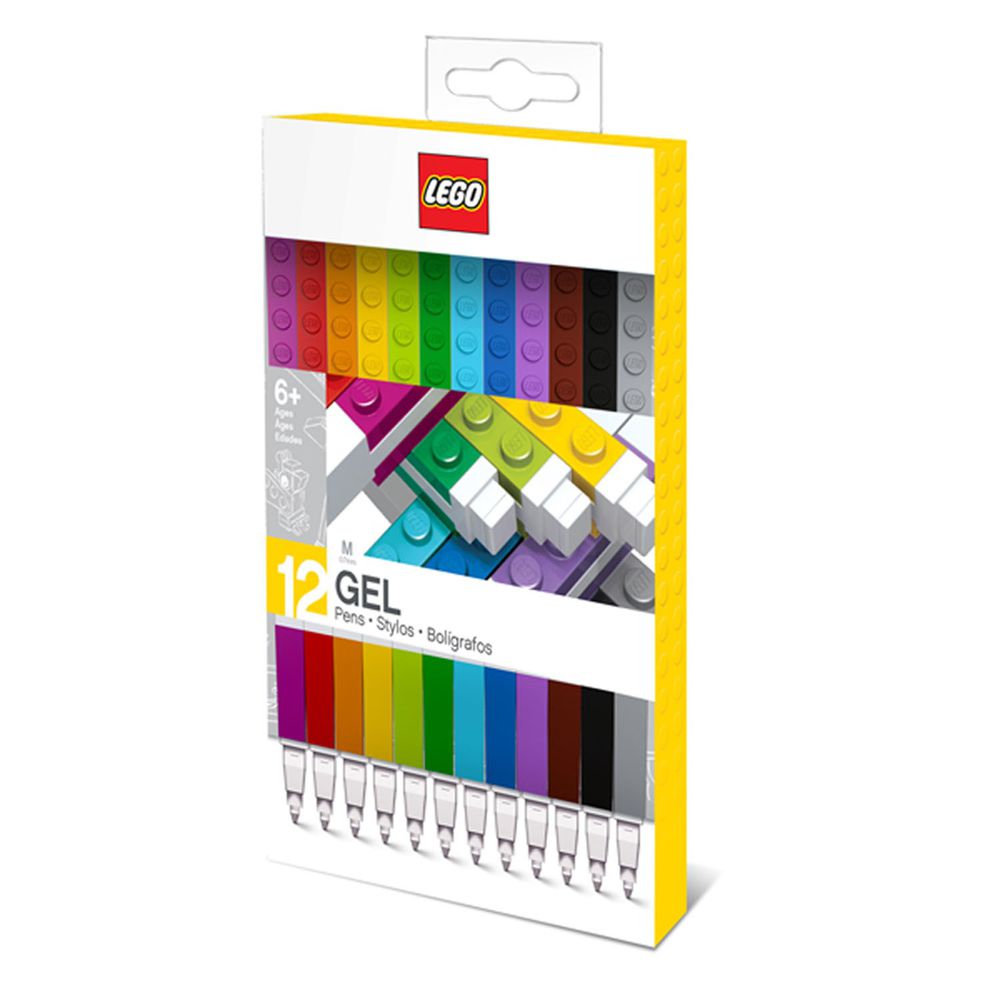 樂高 LEGO - LEGO積木原子筆(12入)-長15.8公分