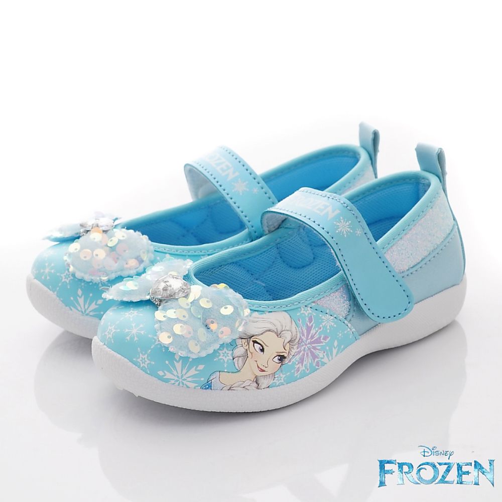 冰雪奇緣 - 台灣製冰雪奇緣公主鞋(中小童段)-休閒鞋-藍