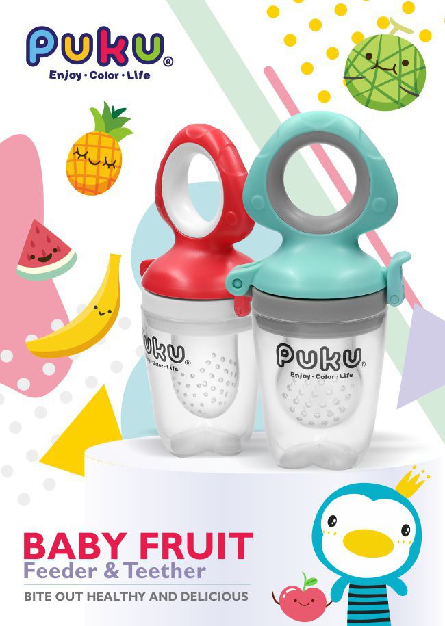 【PUKU 藍色企鵝】 樂豆枕＆透氣雲朵枕、安撫巾＆鮮果咬咬樂