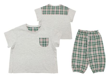 韓國 Rainbowkids - 純棉套裝-經典格紋