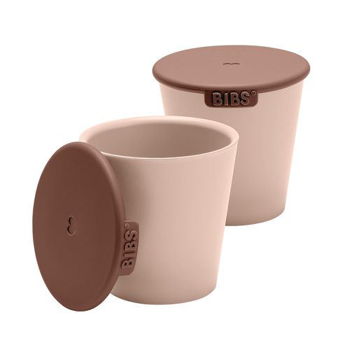 丹麥BIBS - Cup Set 學習杯(2入組)-腮紅