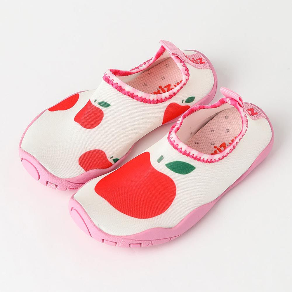 韓國 OZKIZ - 洞洞輕量/防滑兒童沙灘鞋/戲水鞋-紅蘋果