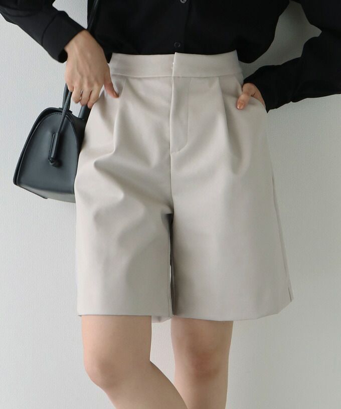 日本 BLUE EAST - 定番時尚簡約皮褲-可可棕