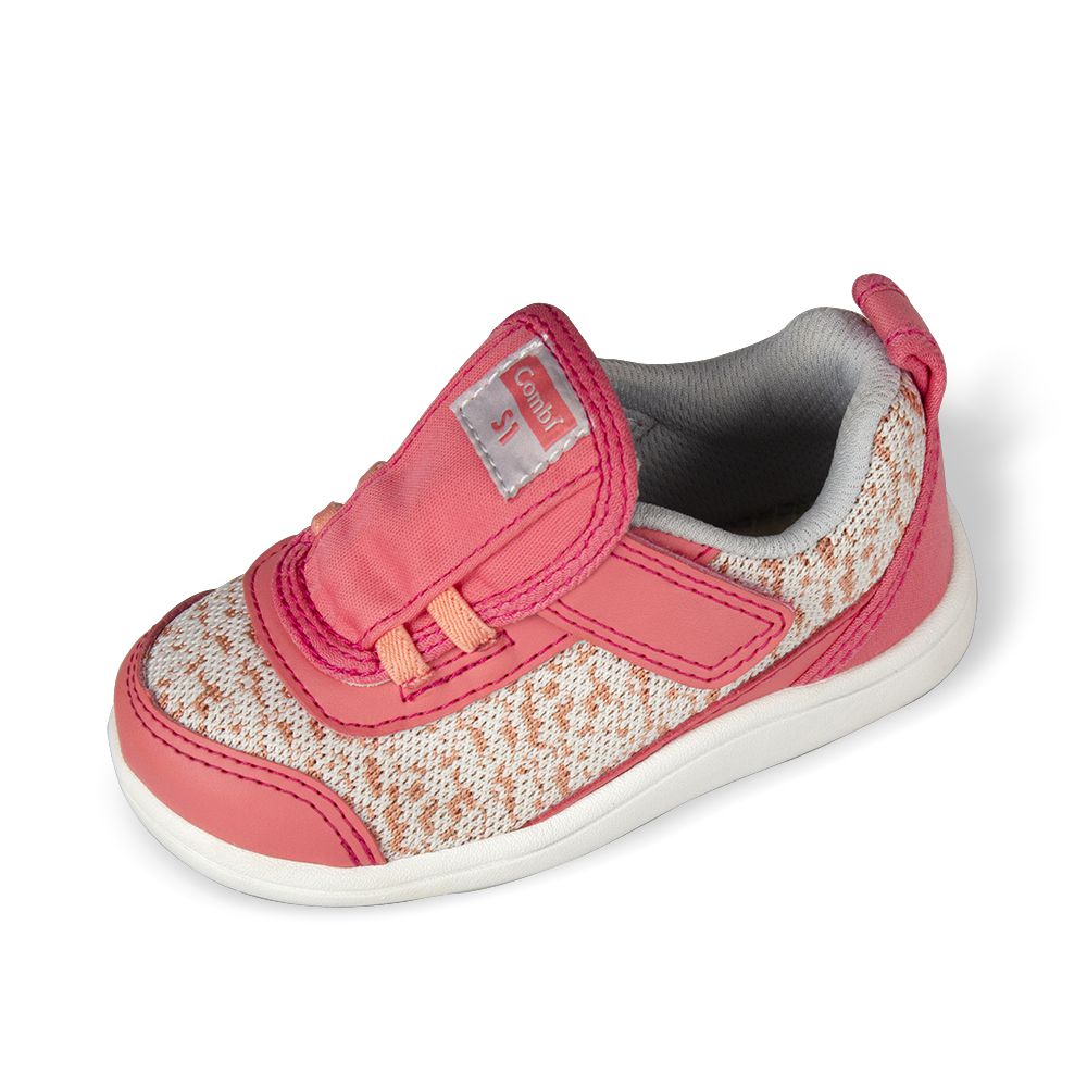 日本 Combi - 機能童鞋/學步鞋-NICEWALK 醫學級成長機能鞋-粉-A02