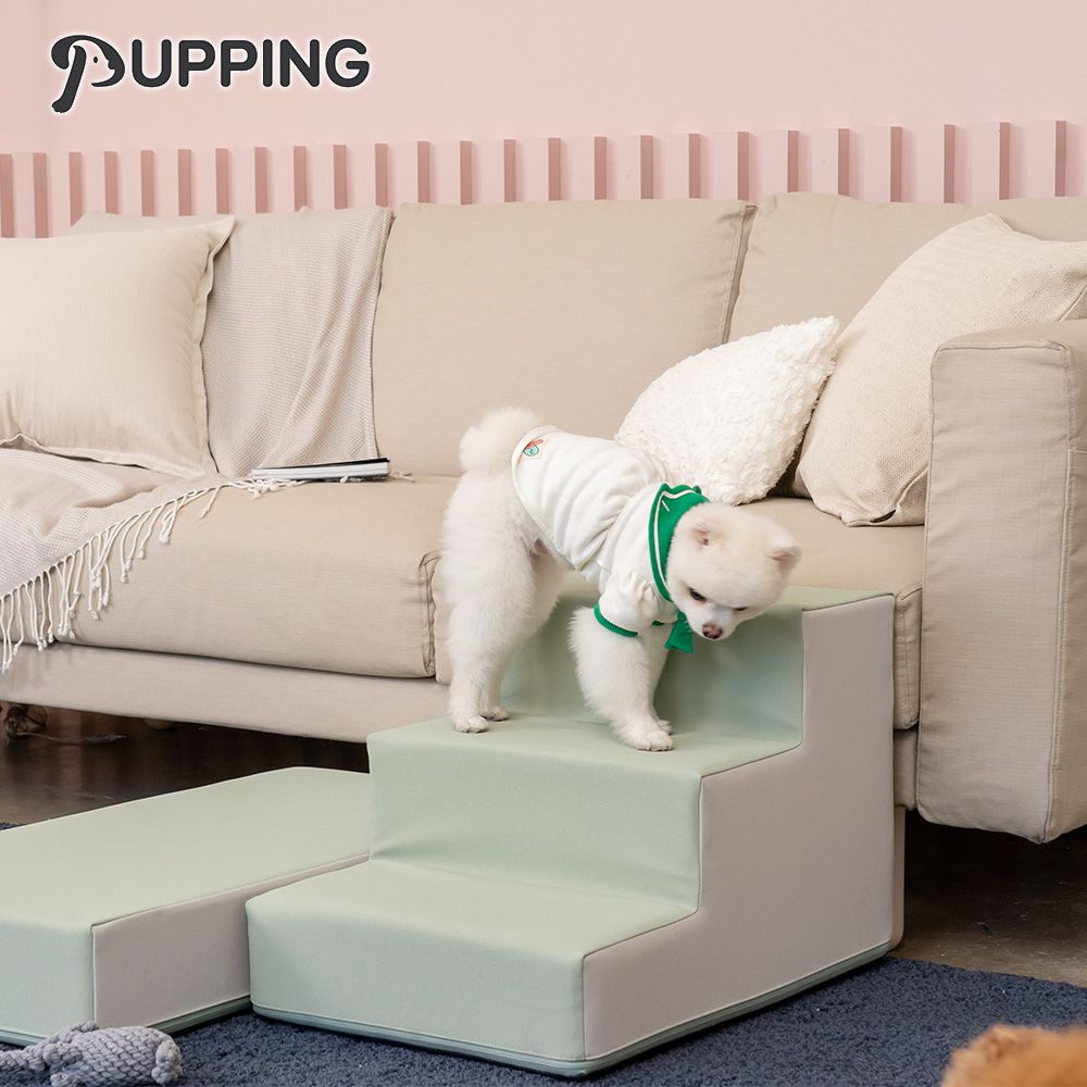 韓國寵物防滑樓梯 - 草綠色