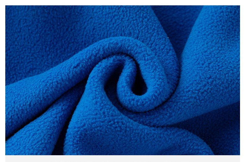 搖粒絨保暖兒童外套-小小機器人-灰色