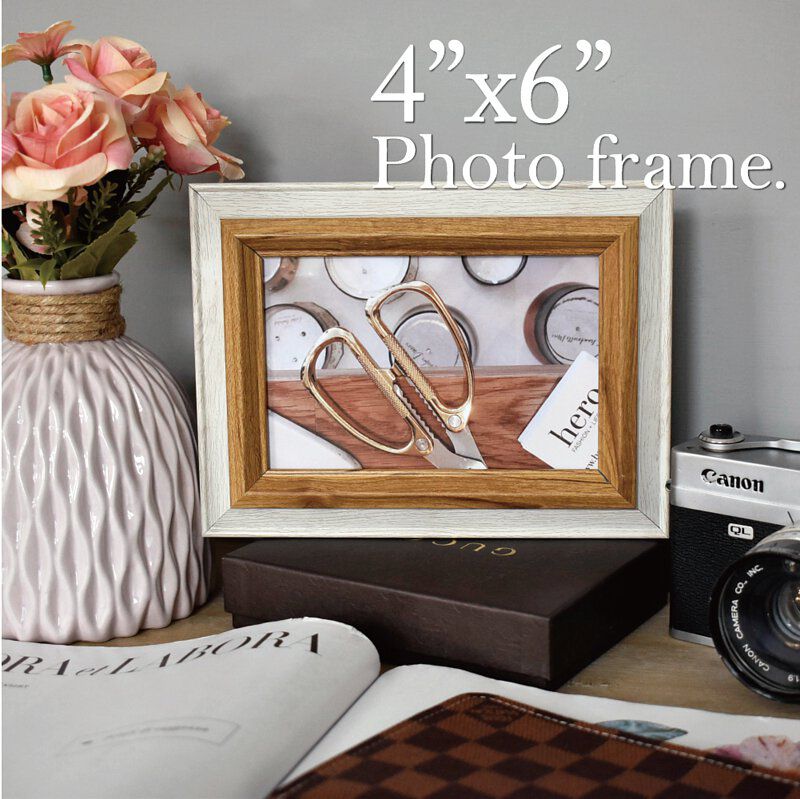 TROMSO - 巴黎撞色木紋4X6相框-原木