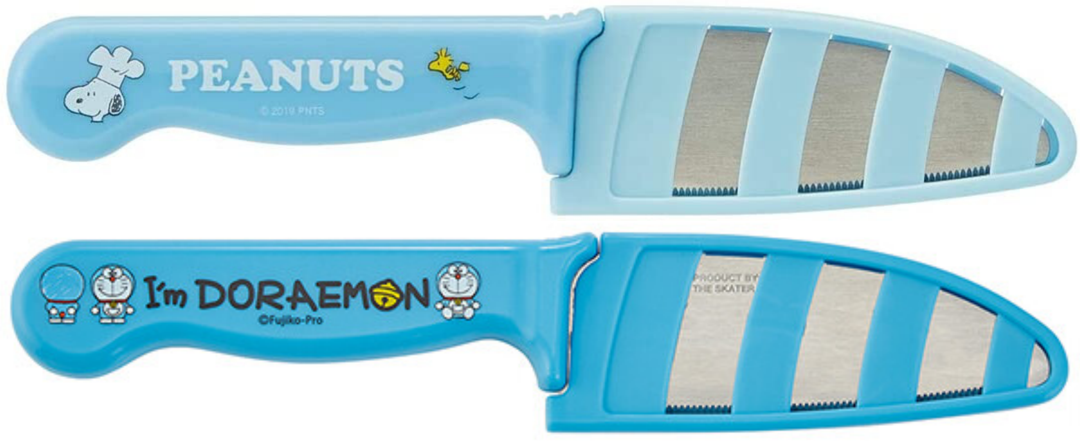 日本 SKATER 代購 - 兒童安全刀具-哆拉A夢-水藍 (刀刃長9cm)