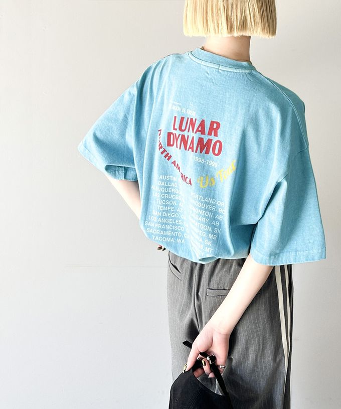 日本 Classical Elf - 100%棉美式復古印花T恤-深灰