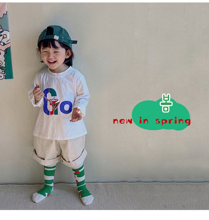 兒童中筒襪 (四入一組)-1092可愛碎花襪