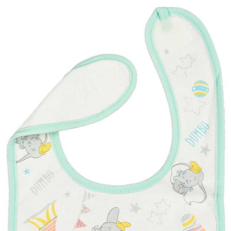 akachan honpo - 圍兜2件組-小飛象-白色 (70~80cm)-身高70~80cm體重9~11kg