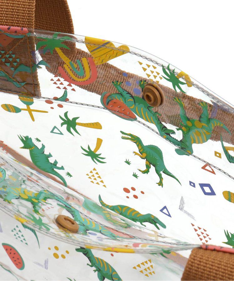 日本 BREEZE - 防水PVC手提袋/游泳包-海洋生物-水藍 (26x35x12.5cm)