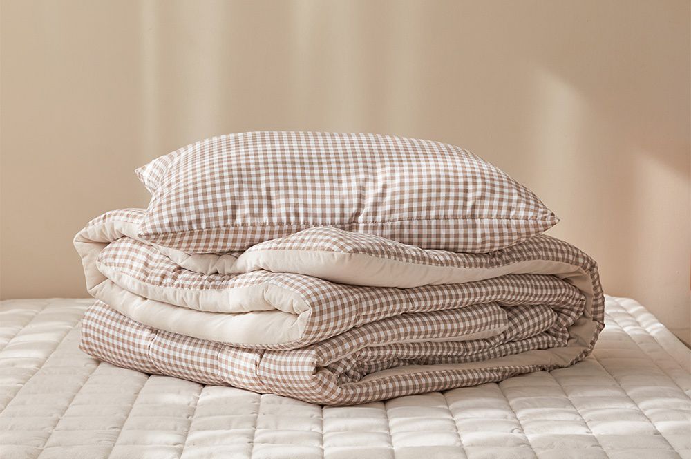 韓國 Maatila - 可水洗超細纖維棉花糖棉被-可可鬆餅