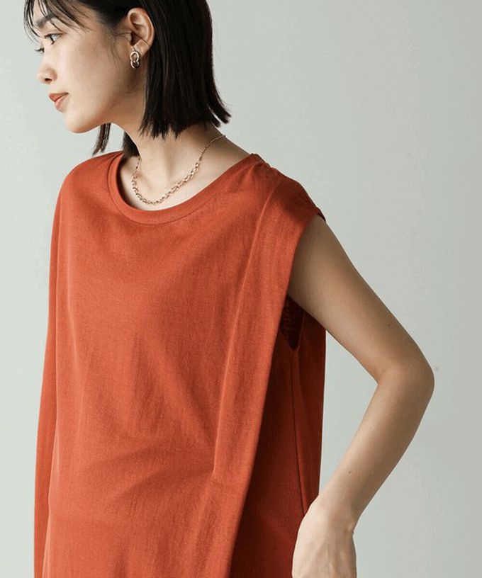 日本 Bab - 透氣嫘縈肩皺摺A字無袖洋裝-黑