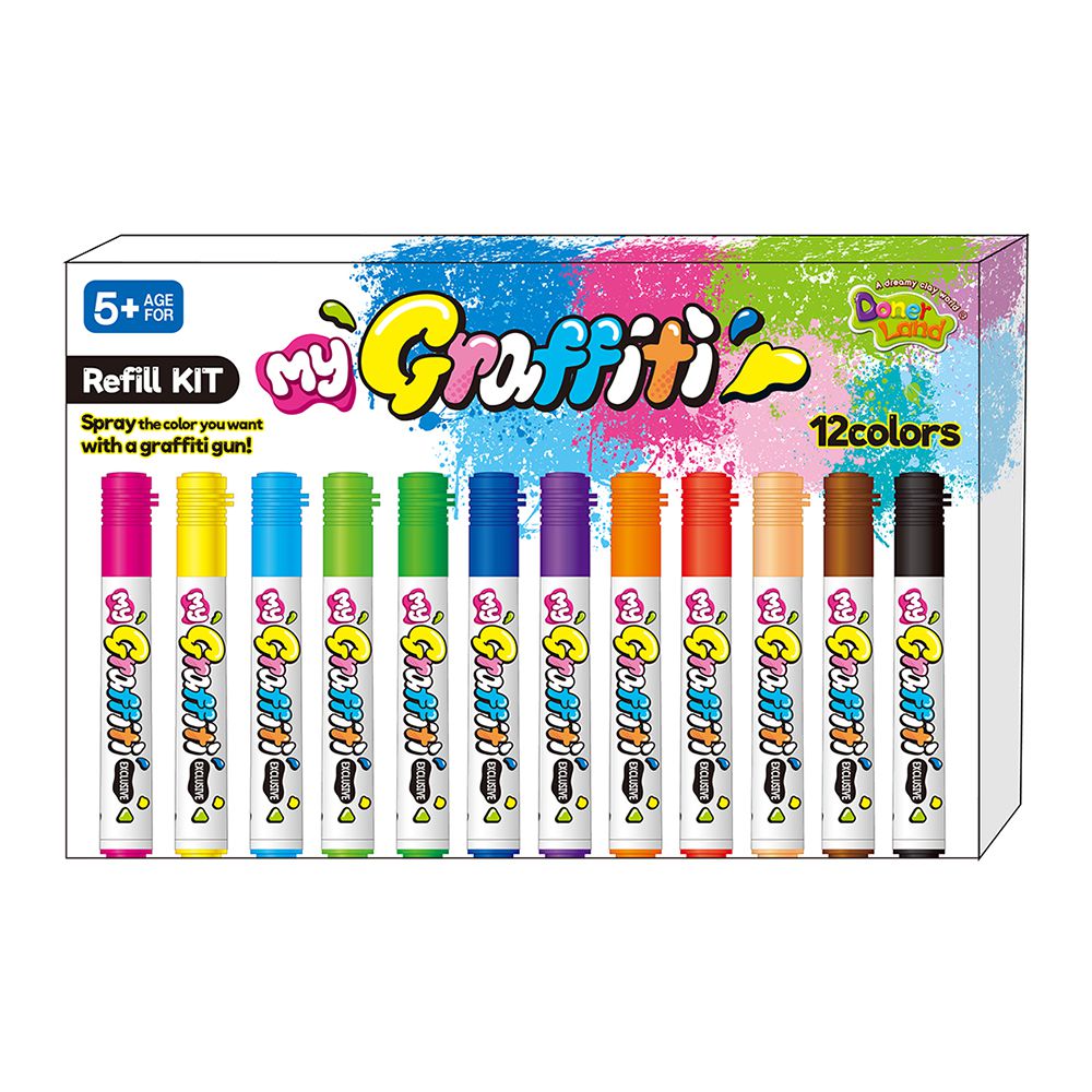 塗鴉藝術家噴繪(色筆補充包)