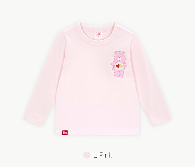 韓國 Care Bears - 聯名款彩虹熊印長袖上衣-白