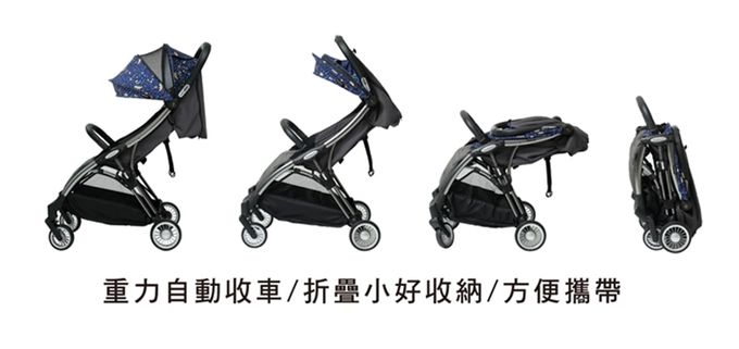 美國卡普奇Capucci - 全自動收合輕巧登機車-太空旅行