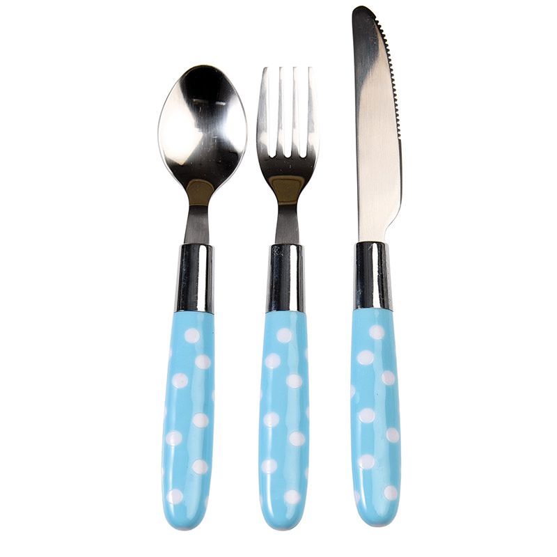 英國 Rex London - 小童/兒童餐具3入組-溫柔狐狸