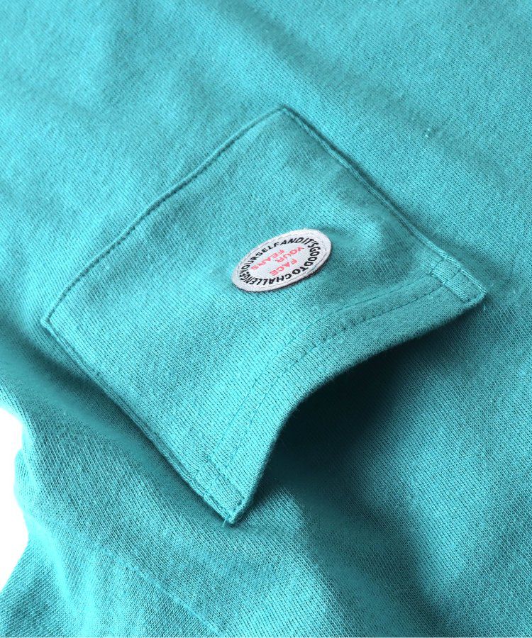 日本 BREEZE - 百搭舒適圓領短袖上衣-條紋-萊姆綠