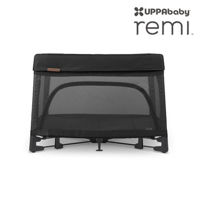 美國UPPAbaby - Remi 多功能嬰兒床-具遊戲圍欄功能-黑色啞光 (黑色啞光)