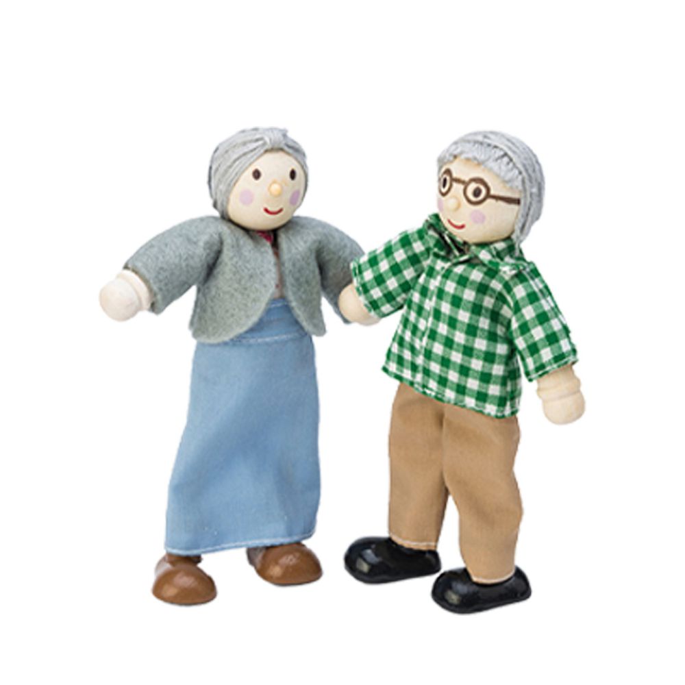 英國 Le Toy Van - 娃娃家族-阿公與阿嬤