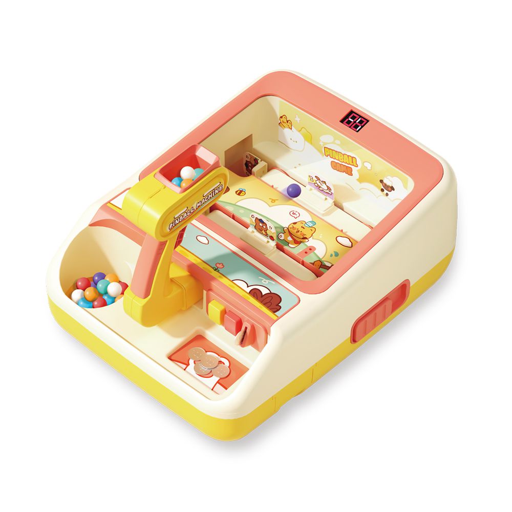 彈球射擊遊戲機-粉