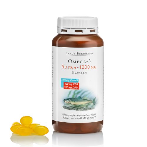 Sanct Bernhard 德國百年草本-魚油 Omega-3 1000mg 120入