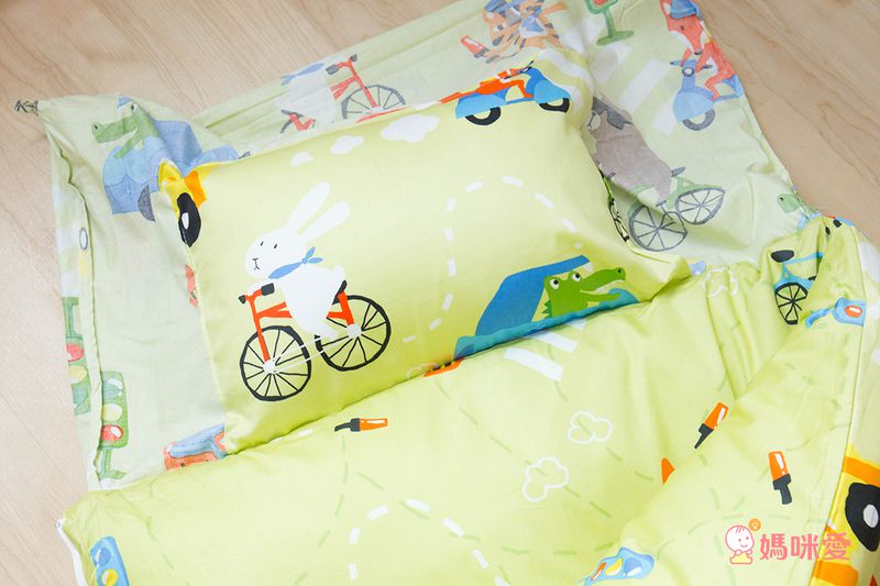 鴻宇 HongYew - 防螨抗菌100%美國棉鋪棉兩用兒童睡袋-交通樂園-1778