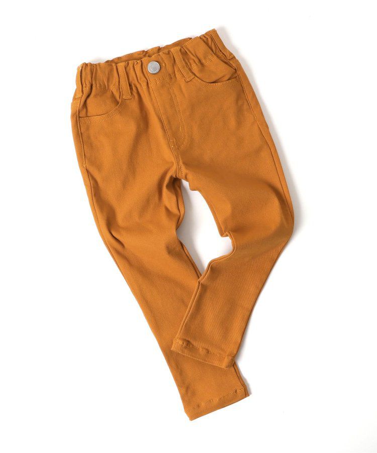 日本 BREEZE - [推薦]定番彈力鬆緊合身長褲-藍綠格紋