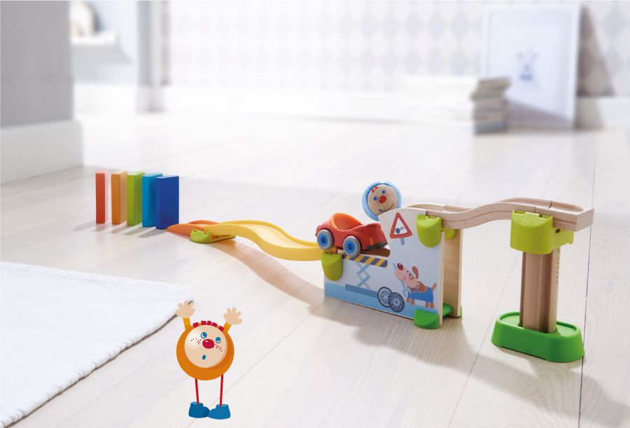 紐倫堡玩具展冠軍！德國【HABA】木製滾球軌道