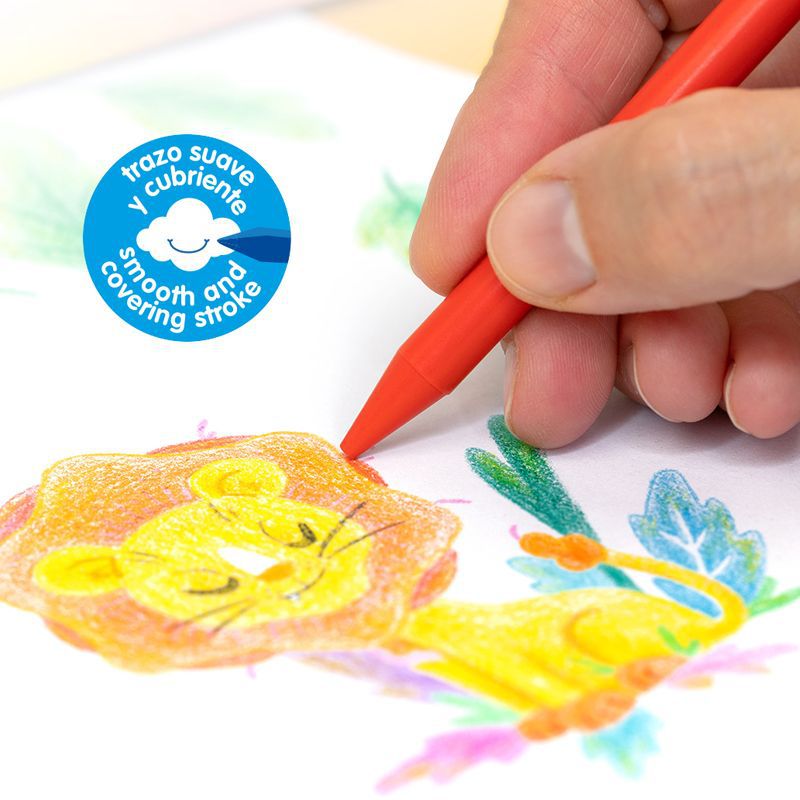 MILAN - 無毒不沾手蠟筆(24色)