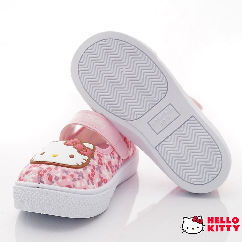 HELLO KITTY - 台灣製休閒室內鞋(中童段)-粉色