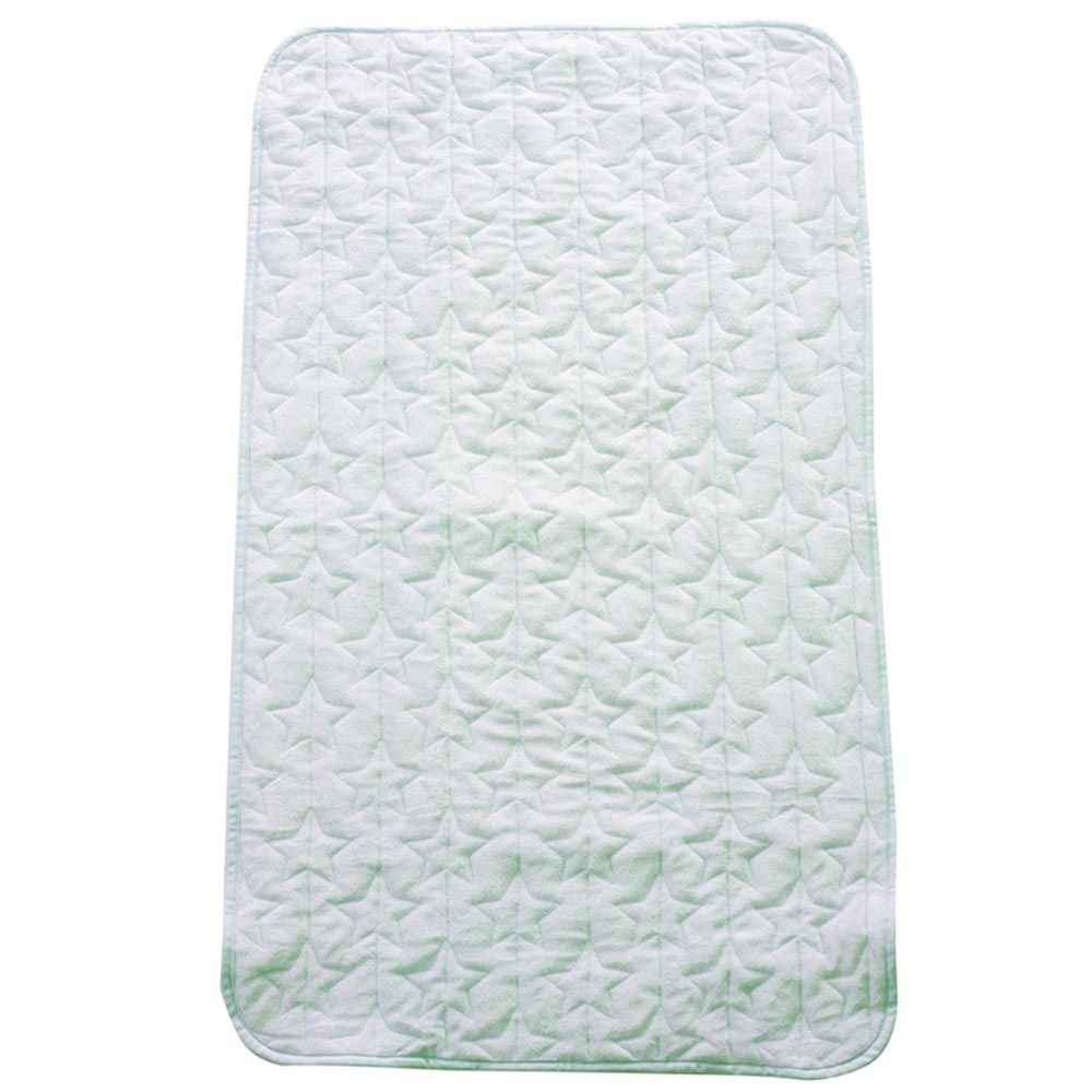 akachan honpo - 保潔墊-棉質 毛巾布-淺綠色 (70×120cm)