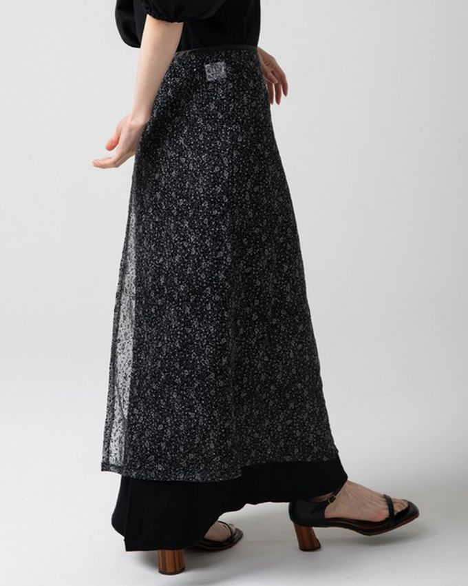 日本 gleam - [疊穿高手]閃亮光澤薄紗半片裙-粉紅