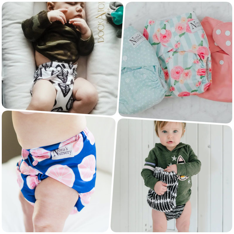 美國 Nora's Nursery 成長型口袋式布尿布，優惠多件組！